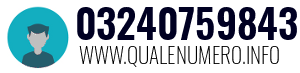 Numero di telefono 03240759843 03240759843
