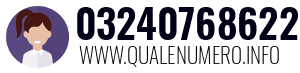 Numero di telefono 03240768622 03240768622