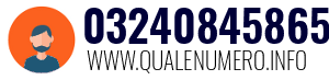 Numero di telefono 03240845865 03240845865