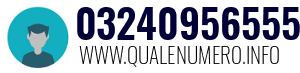 Numero di telefono 03240956555 03240956555