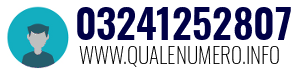 Numero di telefono 03241252807 03241252807