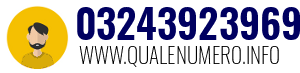 Numero di telefono 03243923969 03243923969