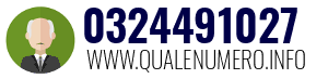 Numero di telefono 0324491027 0324491027