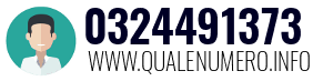 Numero di telefono 0324491373 0324491373