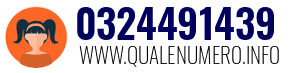 Numero di telefono 0324491439 0324491439