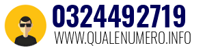 Numero di telefono 0324492719 0324492719