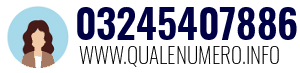 Numero di telefono 03245407886 03245407886