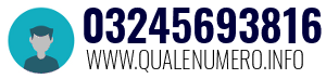 Numero di telefono 03245693816 03245693816