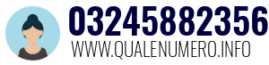 Numero di telefono 03245882356 03245882356