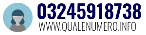 Numero di telefono 03245918738 03245918738