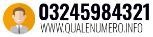 Numero di telefono 03245984321 03245984321