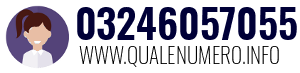 Numero di telefono 03246057055 03246057055