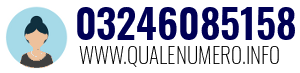 Numero di telefono 03246085158 03246085158
