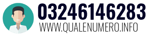 Numero di telefono 03246146283 03246146283