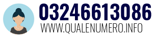 Numero di telefono 03246613086 03246613086