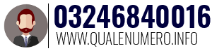 Numero di telefono 03246840016 03246840016