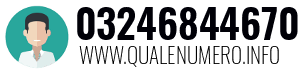 Numero di telefono 03246844670 03246844670