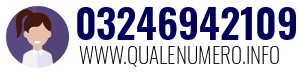 Numero di telefono 03246942109 03246942109