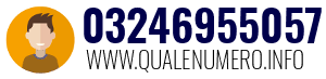Numero di telefono 03246955057 03246955057