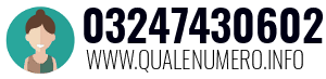 Numero di telefono 03247430602 03247430602
