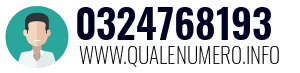 Numero di telefono 0324768193 0324768193