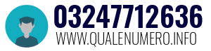 Numero di telefono 03247712636 03247712636