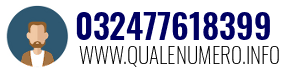Numero di telefono 032477618399 032477618399