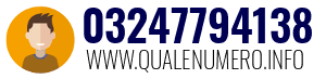 Numero di telefono 03247794138 03247794138