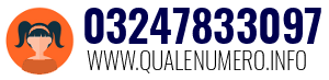 Numero di telefono 03247833097 03247833097