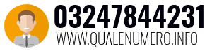 Numero di telefono 03247844231 03247844231