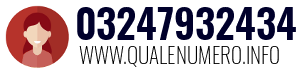 Numero di telefono 03247932434 03247932434