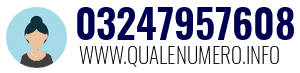 Numero di telefono 03247957608 03247957608