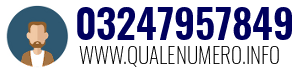 Numero di telefono 03247957849 03247957849