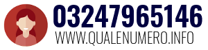 Numero di telefono 03247965146 03247965146