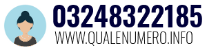 Numero di telefono 03248322185 03248322185