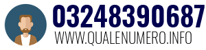 Numero di telefono 03248390687 03248390687