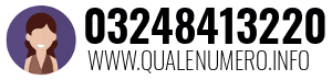Numero di telefono 03248413220 03248413220
