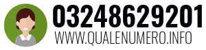 Numero di telefono 03248629201 03248629201
