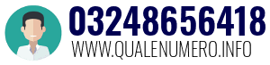 Numero di telefono 03248656418 03248656418