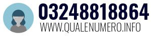 Numero di telefono 03248818864 03248818864