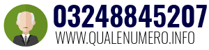 Numero di telefono 03248845207 03248845207