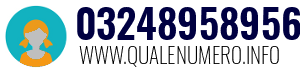 Numero di telefono 03248958956 03248958956