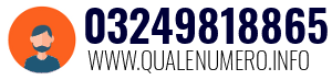 Numero di telefono 03249818865 03249818865