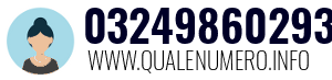 Numero di telefono 03249860293 03249860293