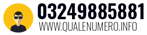 Numero di telefono 03249885881 03249885881