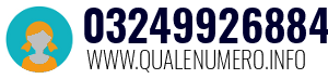 Numero di telefono 03249926884 03249926884