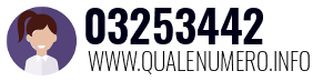 Numero di telefono 03253442 03253442