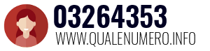 Numero di telefono 03264353 03264353