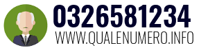 Numero di telefono 0326581234 0326581234