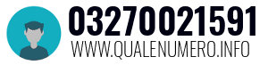 Numero di telefono 03270021591 03270021591